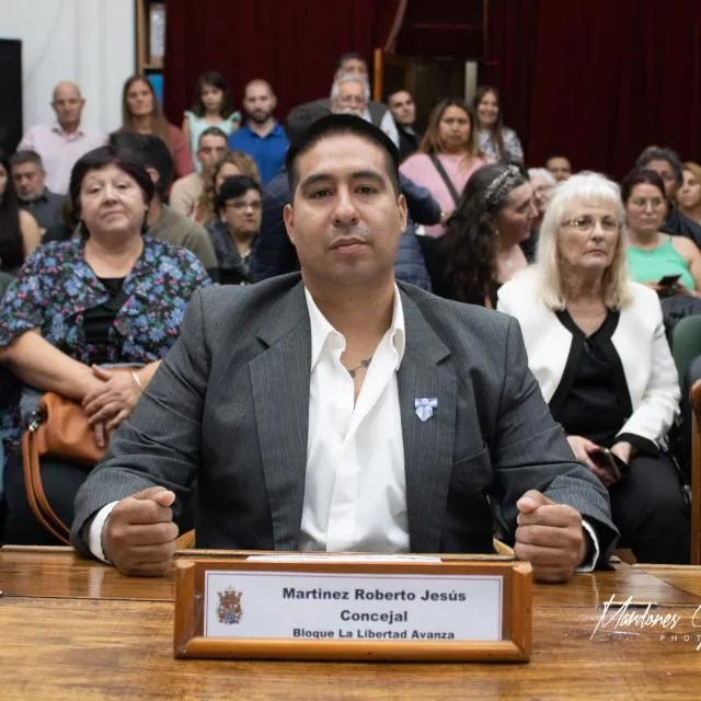 El concejal Martínez fue denunciado por violencia de género por su par de la Libertad Avanza de Viedma