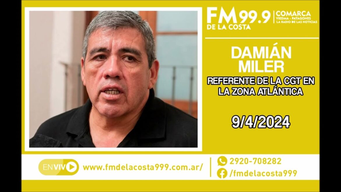 Escuchá el audio de Damián Miler