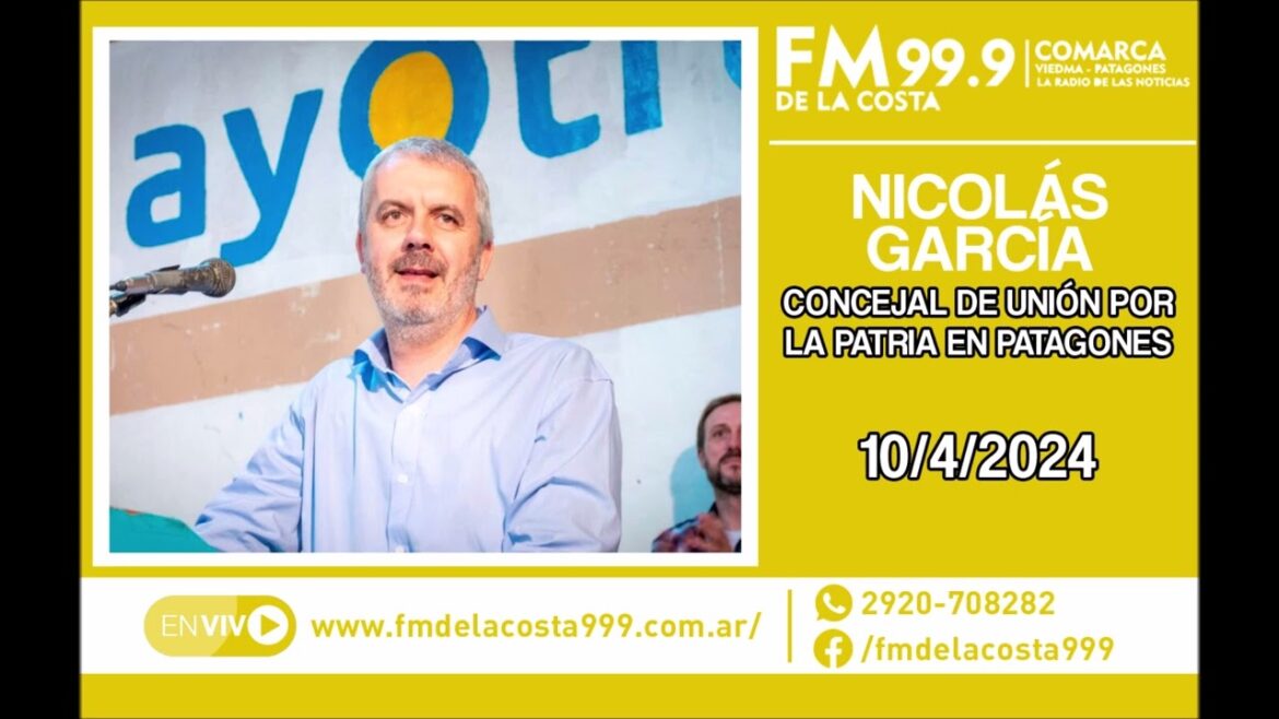 Escuchá el audio de Nicolás García