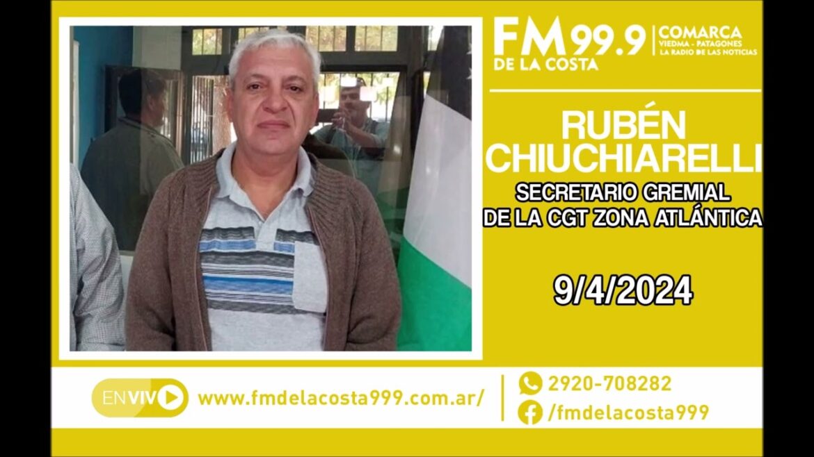 Escuchá el audio de Rubén Chiuchiarelli