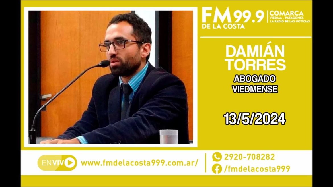 Escuchá el audio de Damián Torres