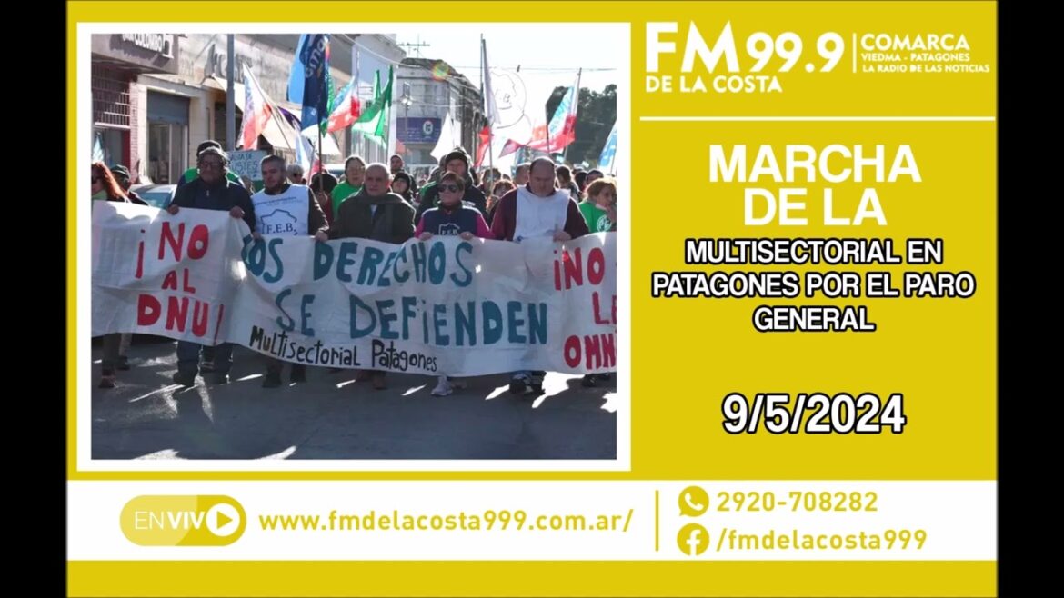 Escuchá el audio de la movilización de la Multisectorial de Patagones