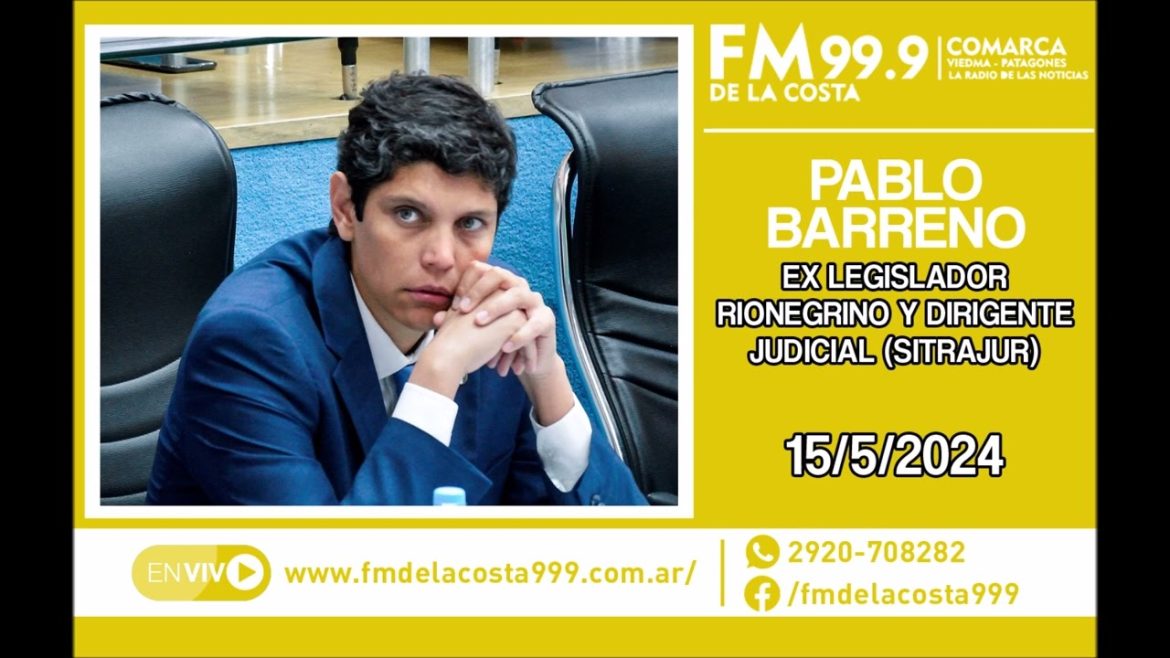 Escuchá el audio de Pablo Barreno