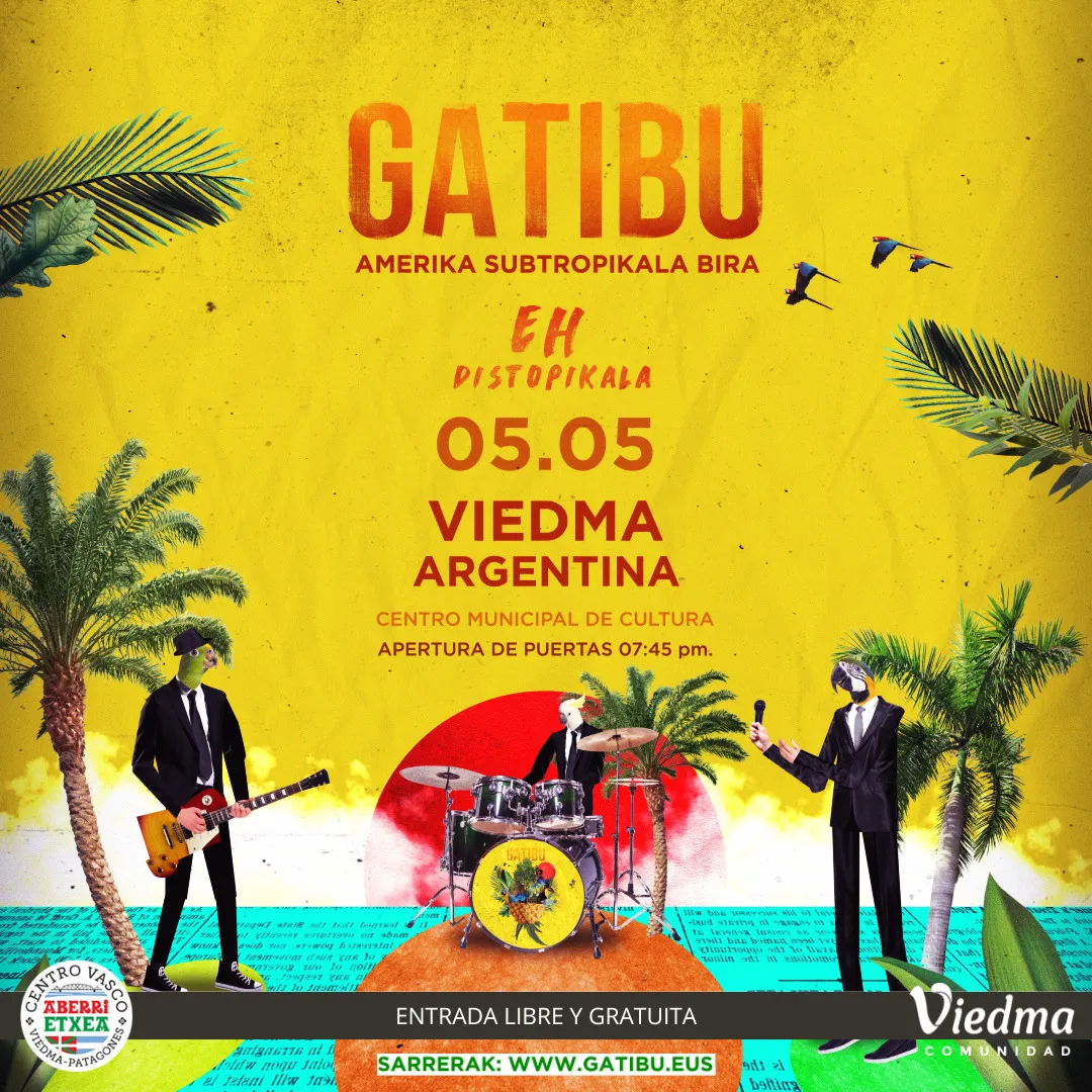 (AUDIO) Todos los detalles sobre la presentación exclusiva de la banda Gatibu en Viedma
