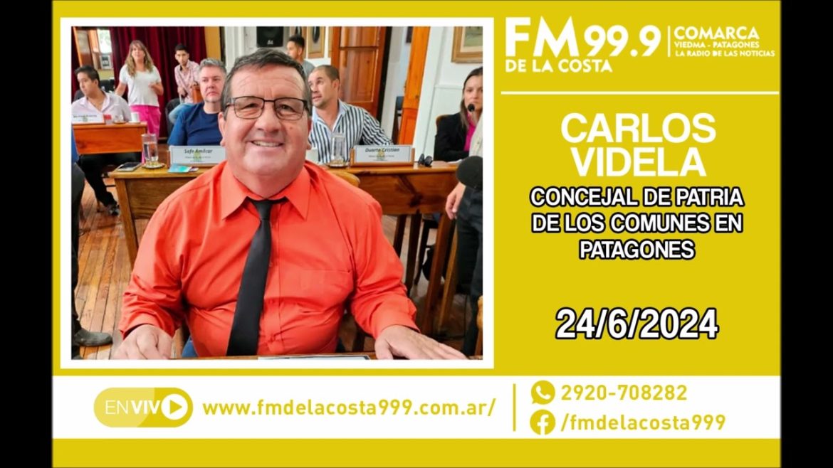 Escuchá el audio de Carlos Videla