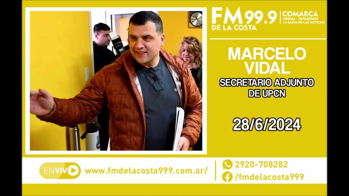 Escuchá el audio de Marcelo Vidal
