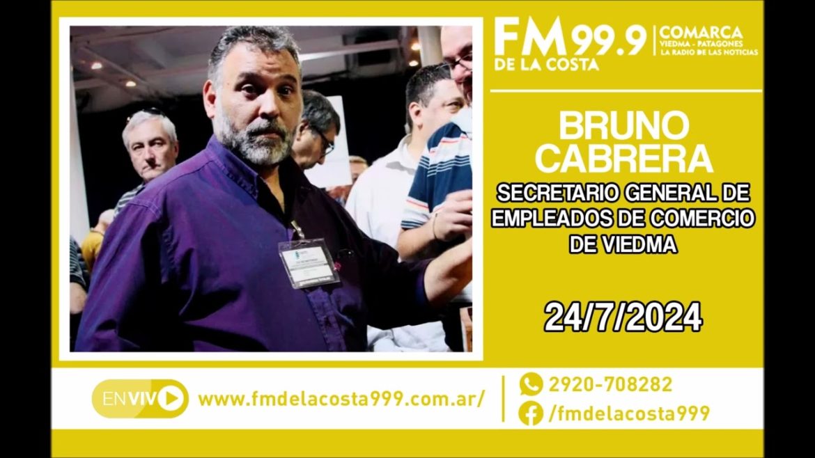 Escuchá el audio de Bruno Cabrera